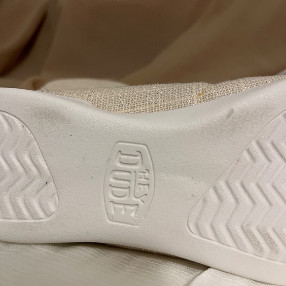 NWT Hey Dude Women’s Savannah Natural Gold Lightweight Slip-on Sneaker Size 7 - Picture 14 of 15